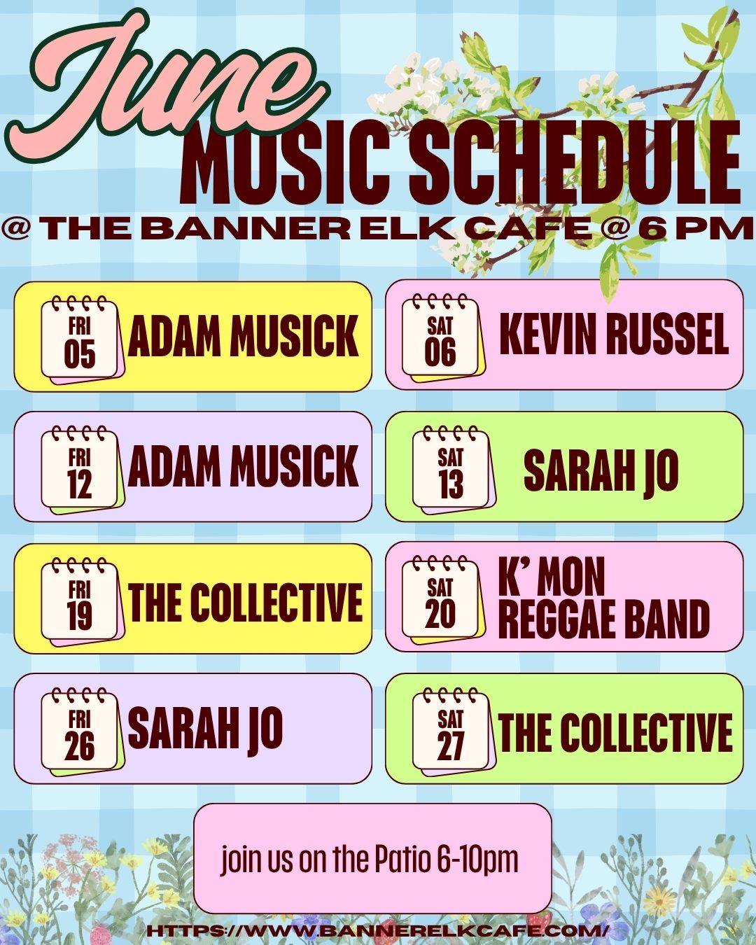 June Music Line Up
